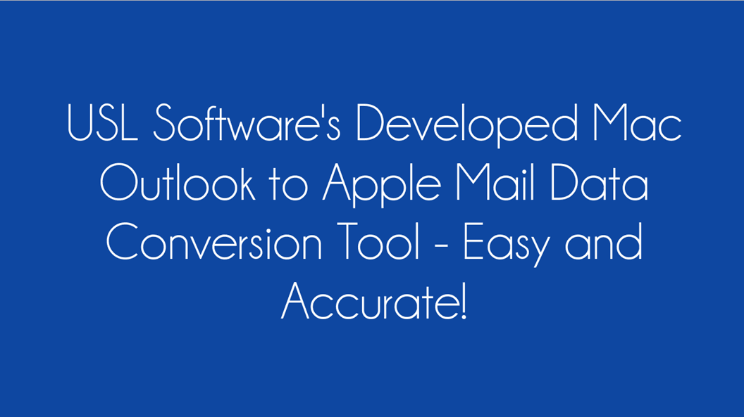 Outlook 2011 to Mac Mail
