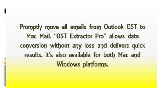 Outlook OST to Mac Mail Migration