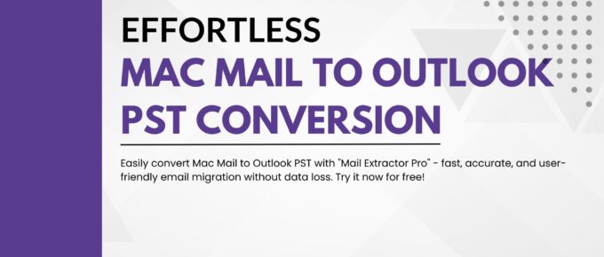 Mac Mail to Outlook PST Conversion